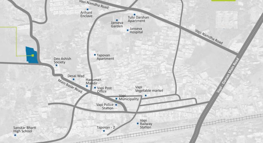 nilkanth-ashirwad Location Plan