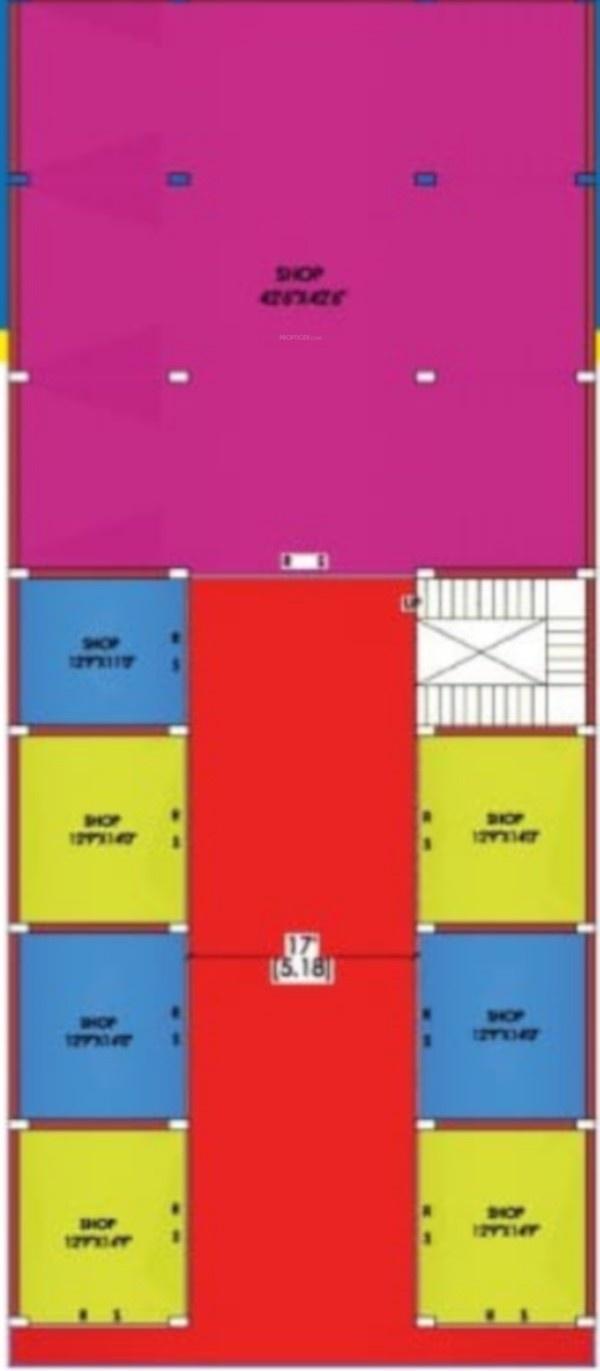shree-navadurga Shree Navadurga Cluster Plan for 1st Floor