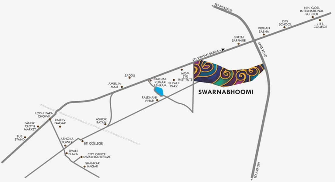 swarnabhoomi-project-phase-i Location Plan