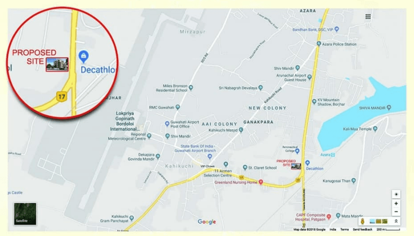 yashika-mahal Location Plan
