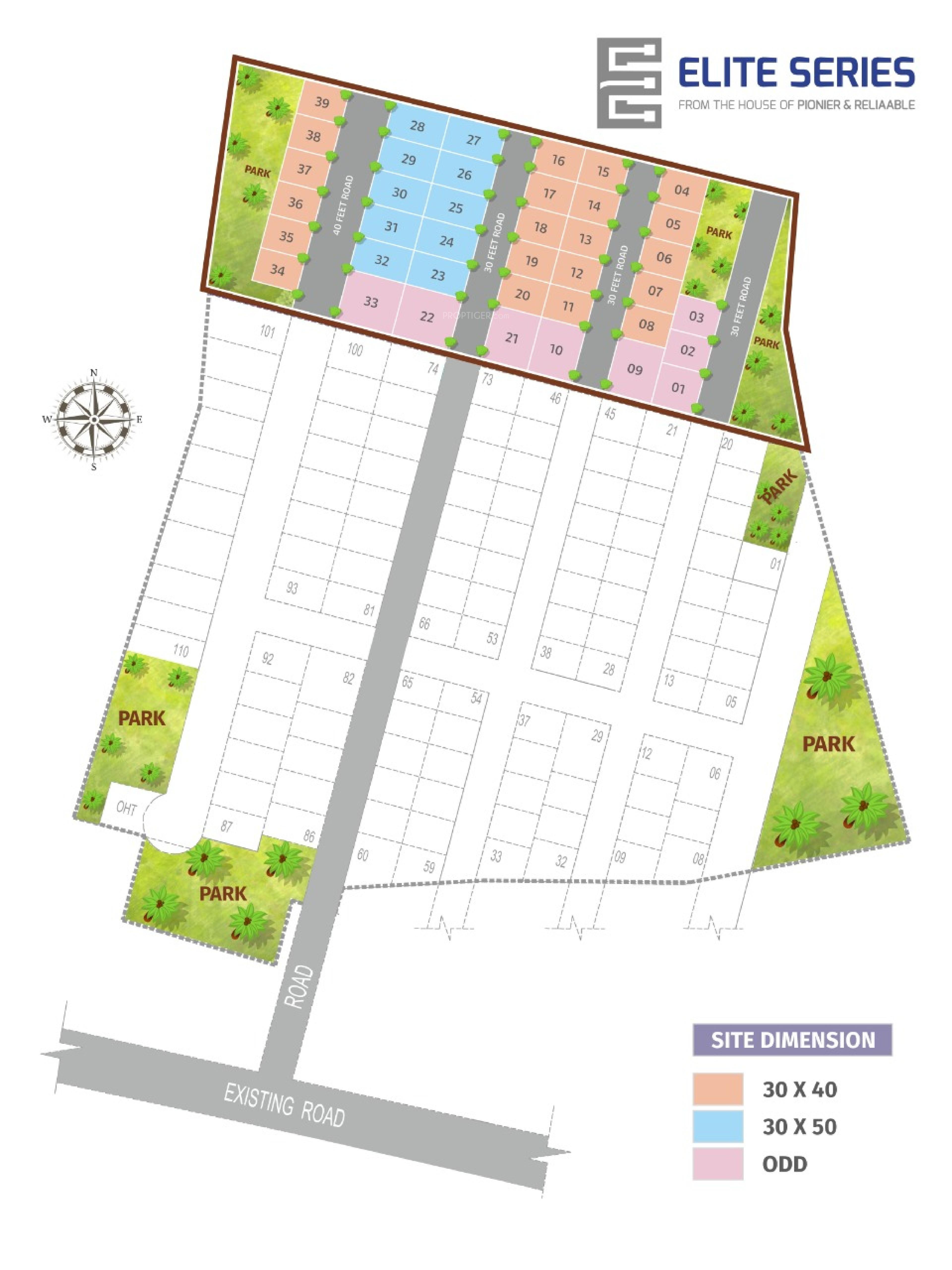 elite-series Layout Plan