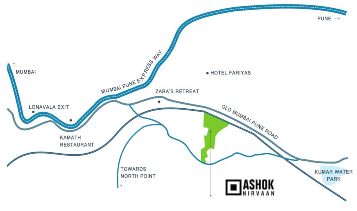 ashok-nirvaan-phase-9 Location Plan