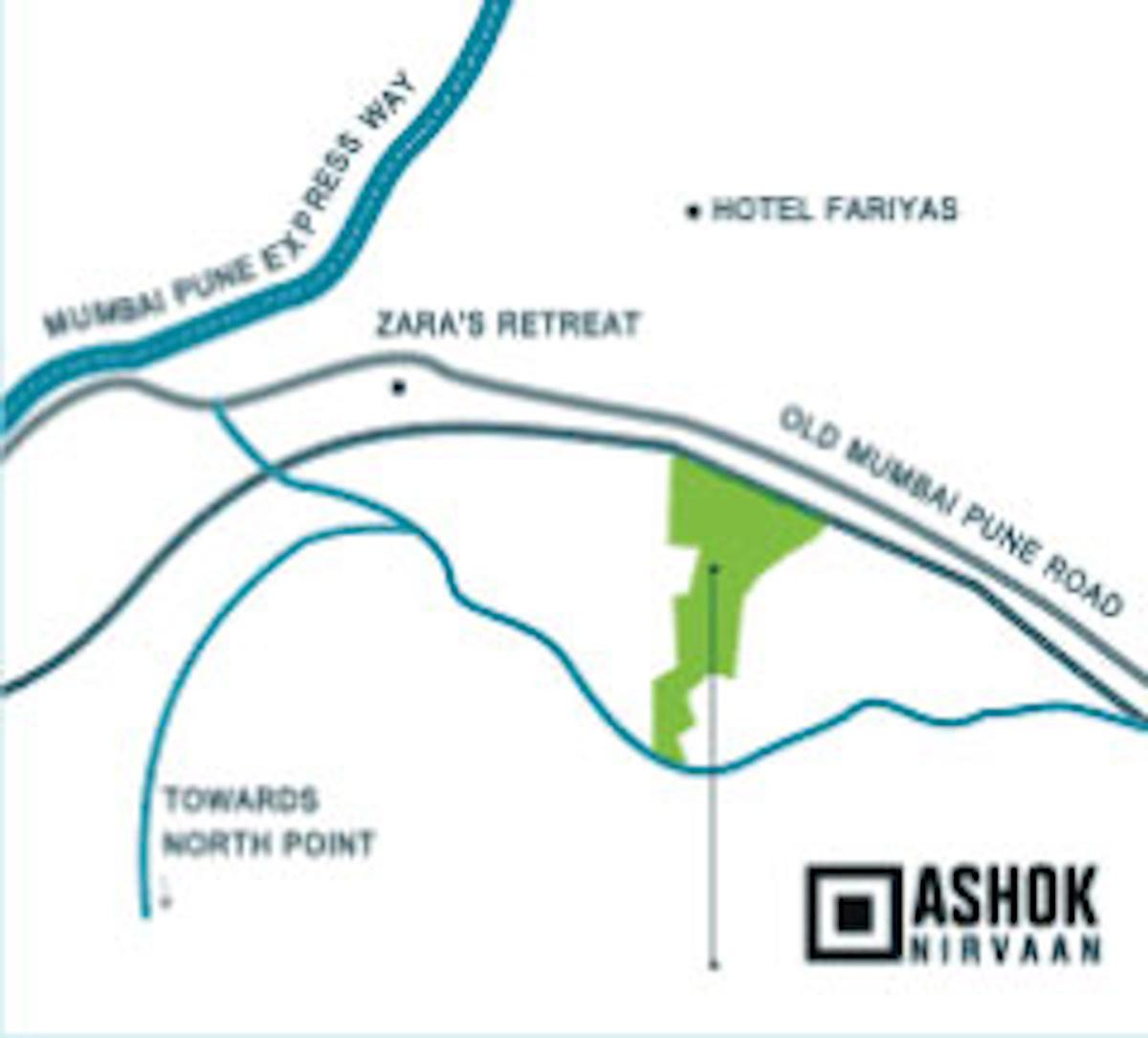 ashok-nirvaan-phase-8 Location Plan