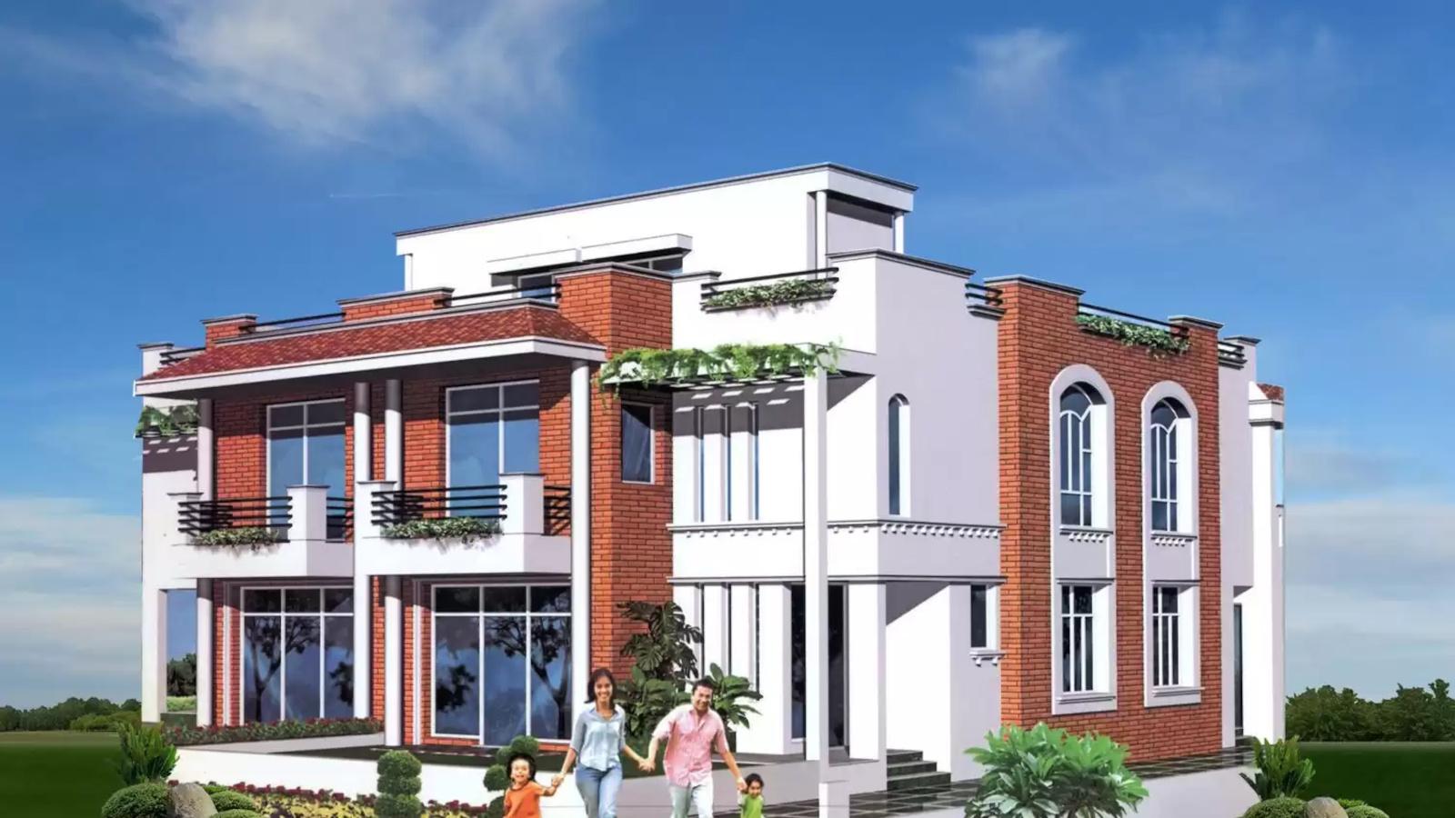 ansal-api-sushant-golf-city-charmwood-villa-ii Elevation