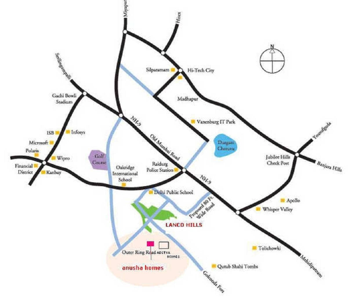 residency Location Plan