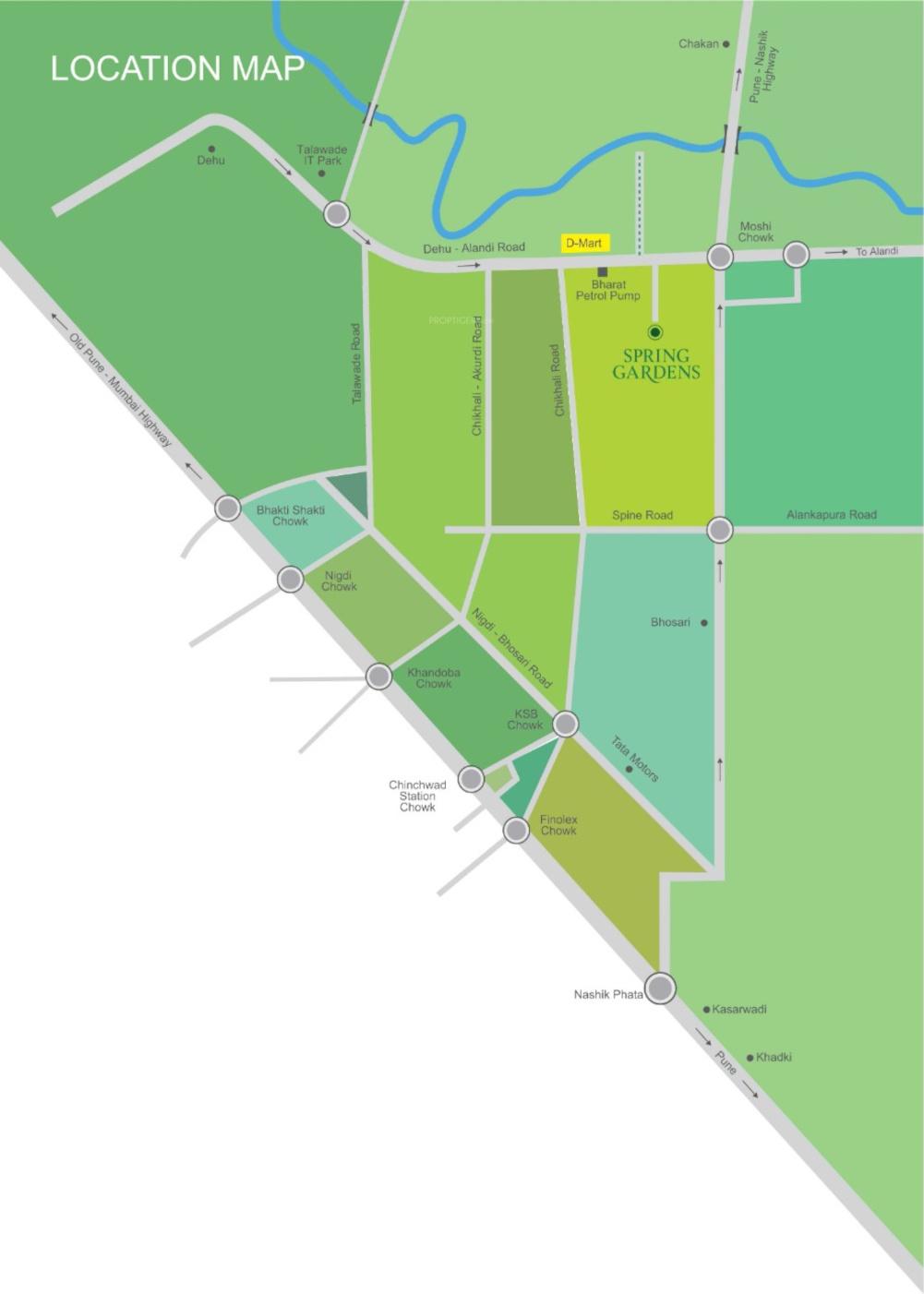 spring-gardens-phase-i Location Plan