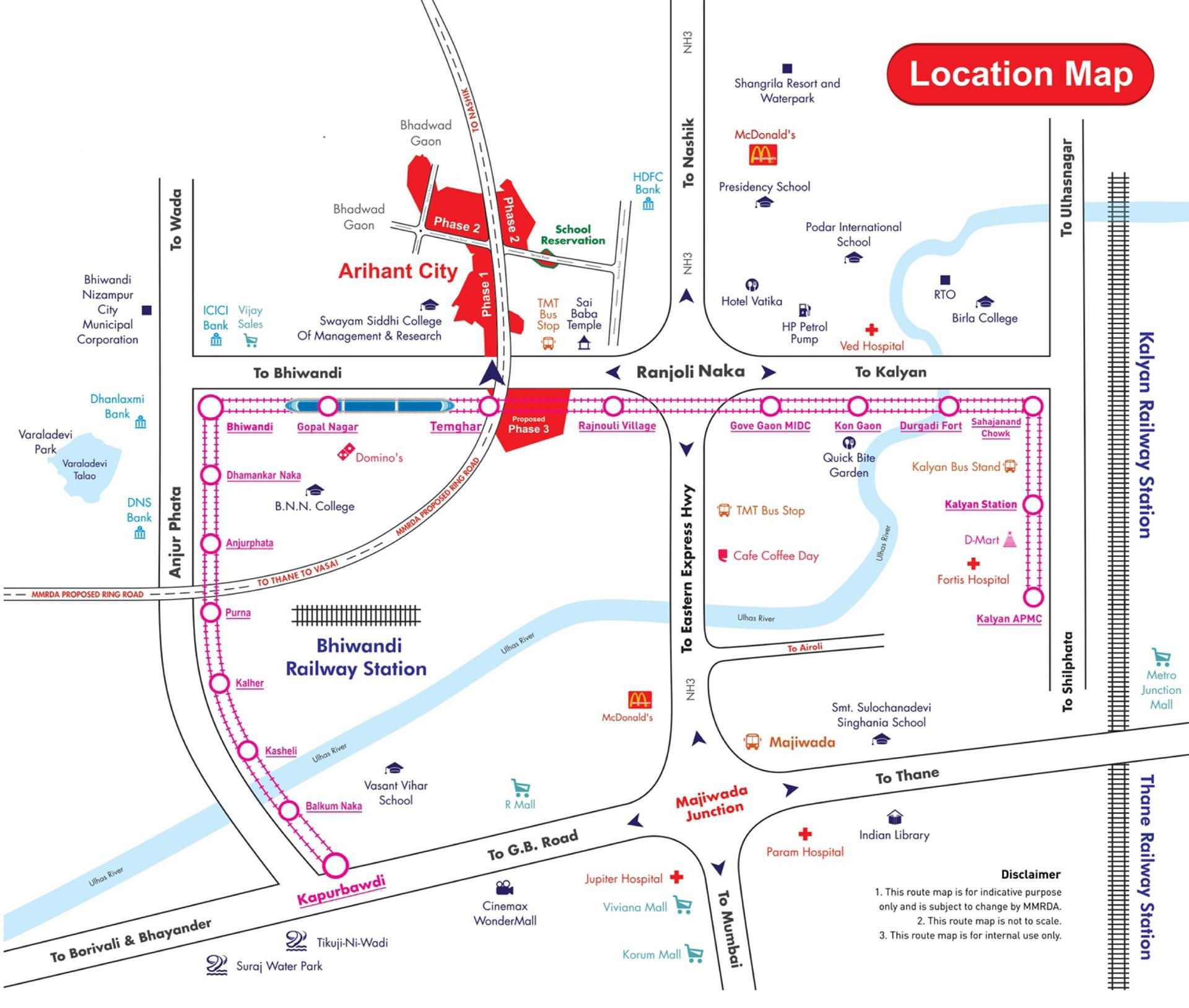 city-phase-ii-k-building Location Plan