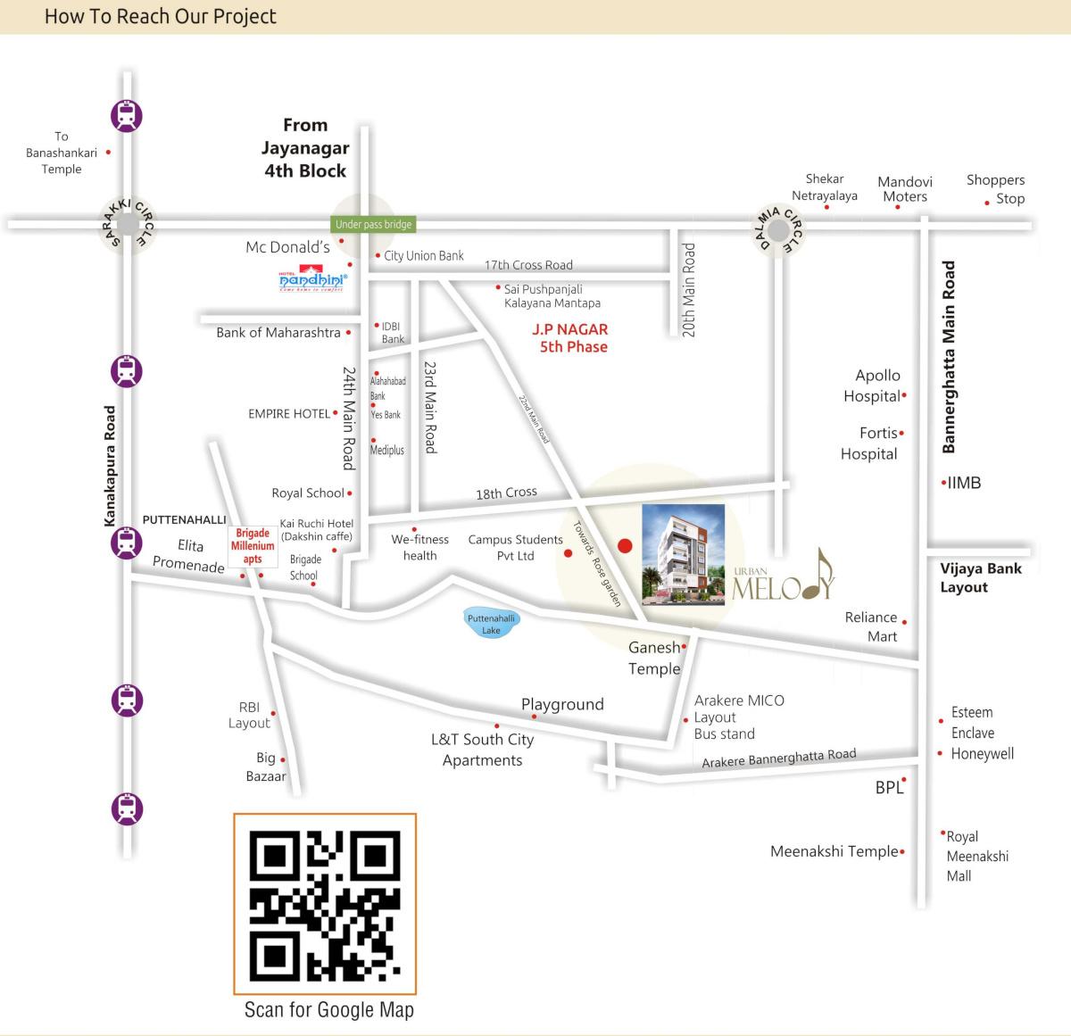 melody Location Plan