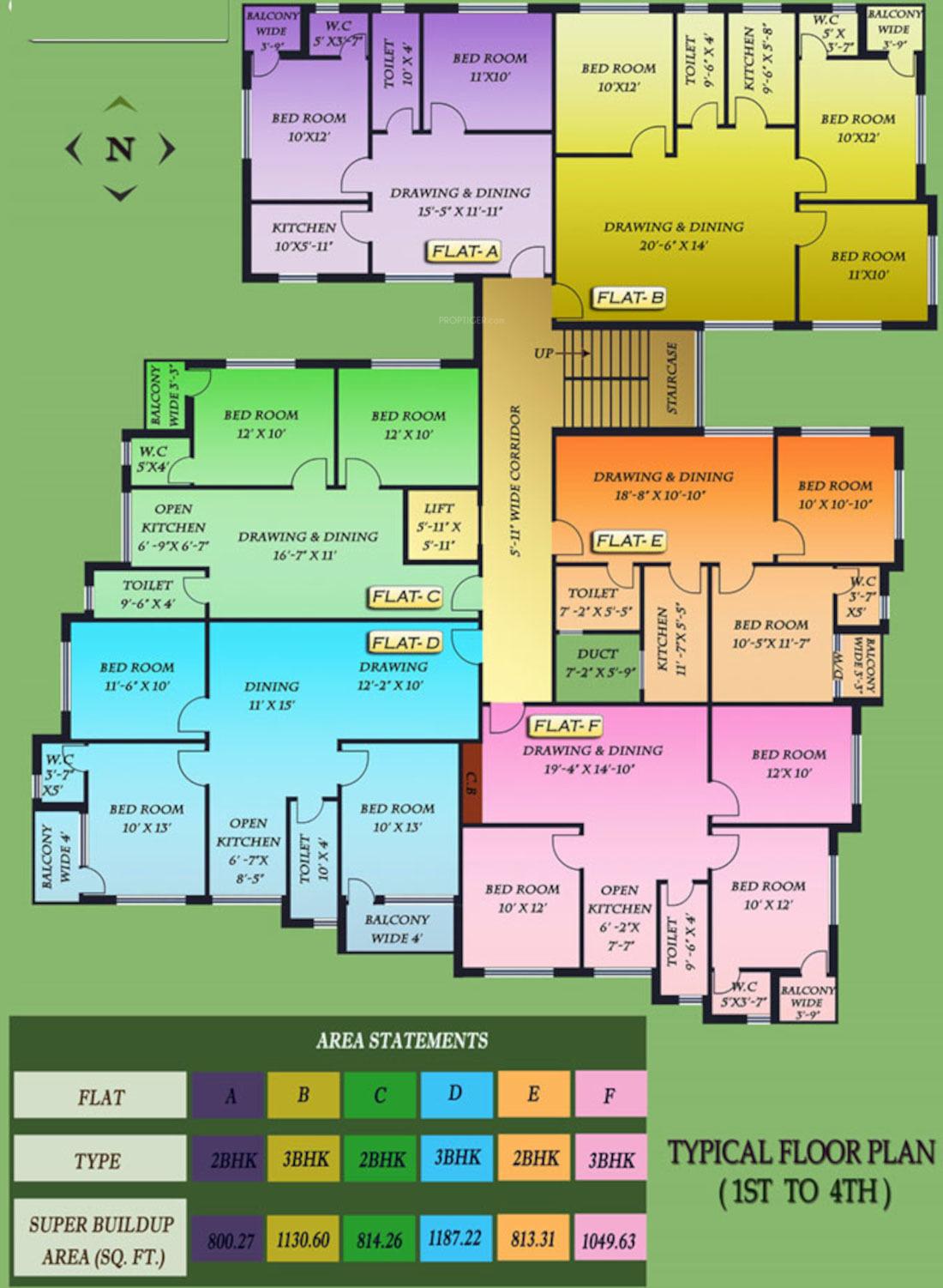 samriddhi-society-phase-ll Samriddhi Society Phase ll Cluster Plan from 1st to 4th Floor