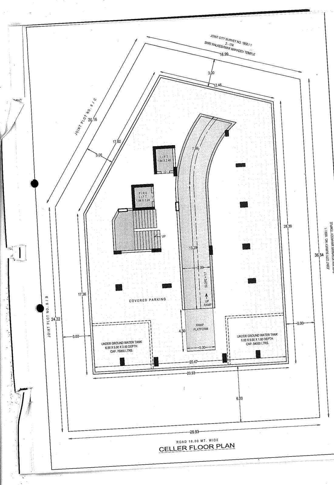 simandhar-sky Simandhar Sky Cluster Plan for Cellar Floor