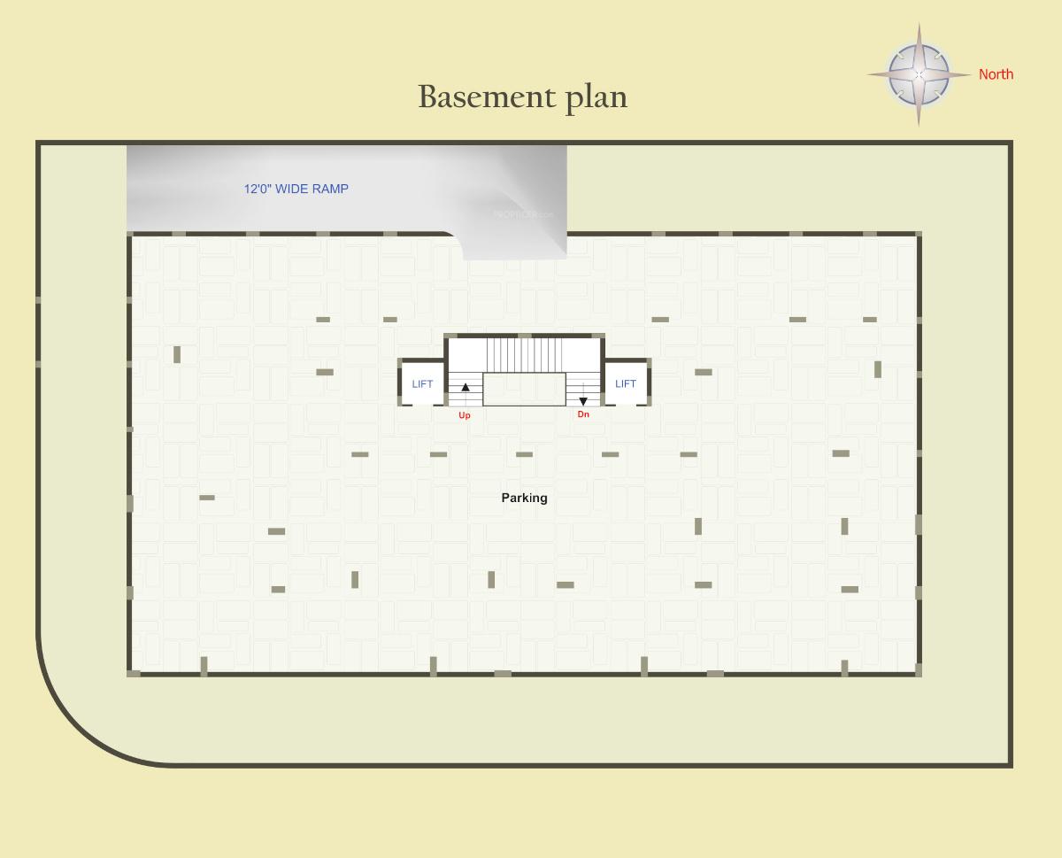 shlok-heights Shlok Heights Cluster Plan for Basement