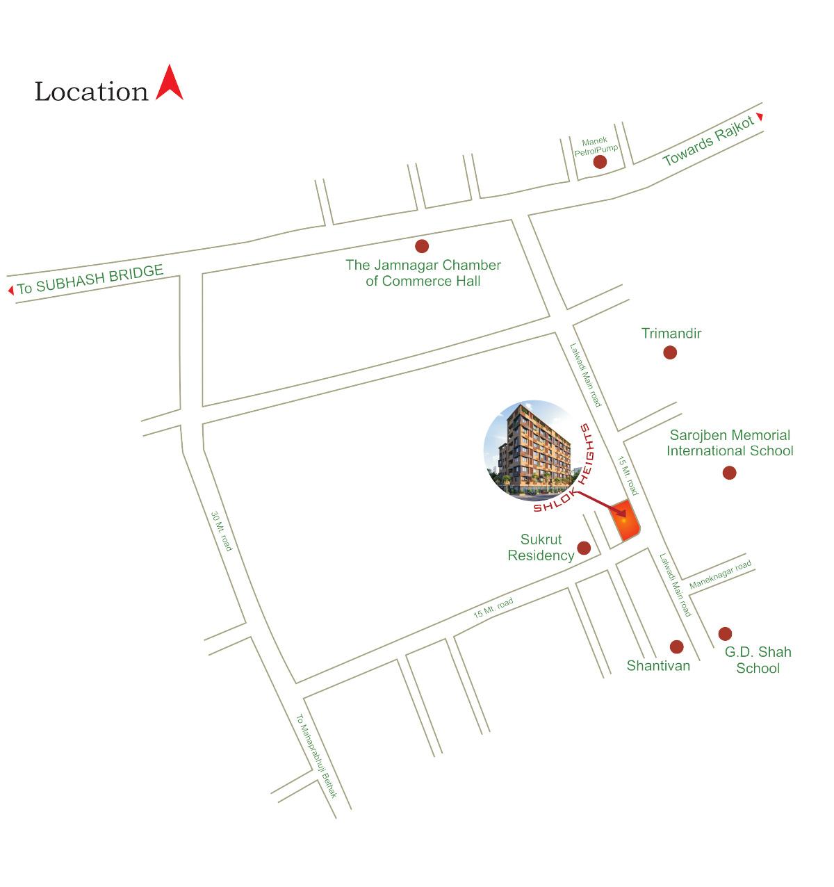 shlok-heights Location Plan