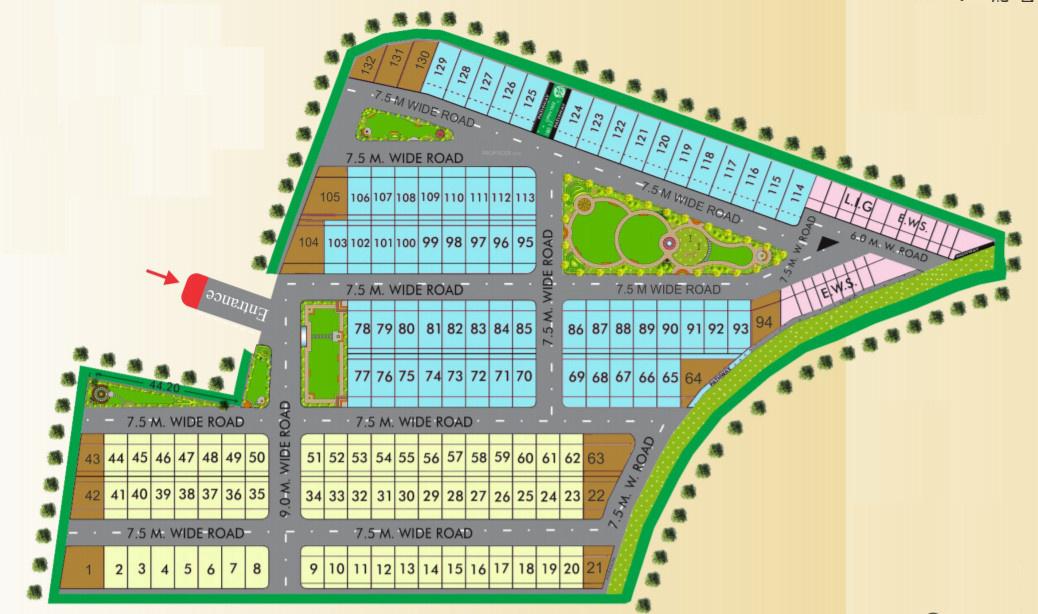 gulab-vatika-phase-ii Layout Plan