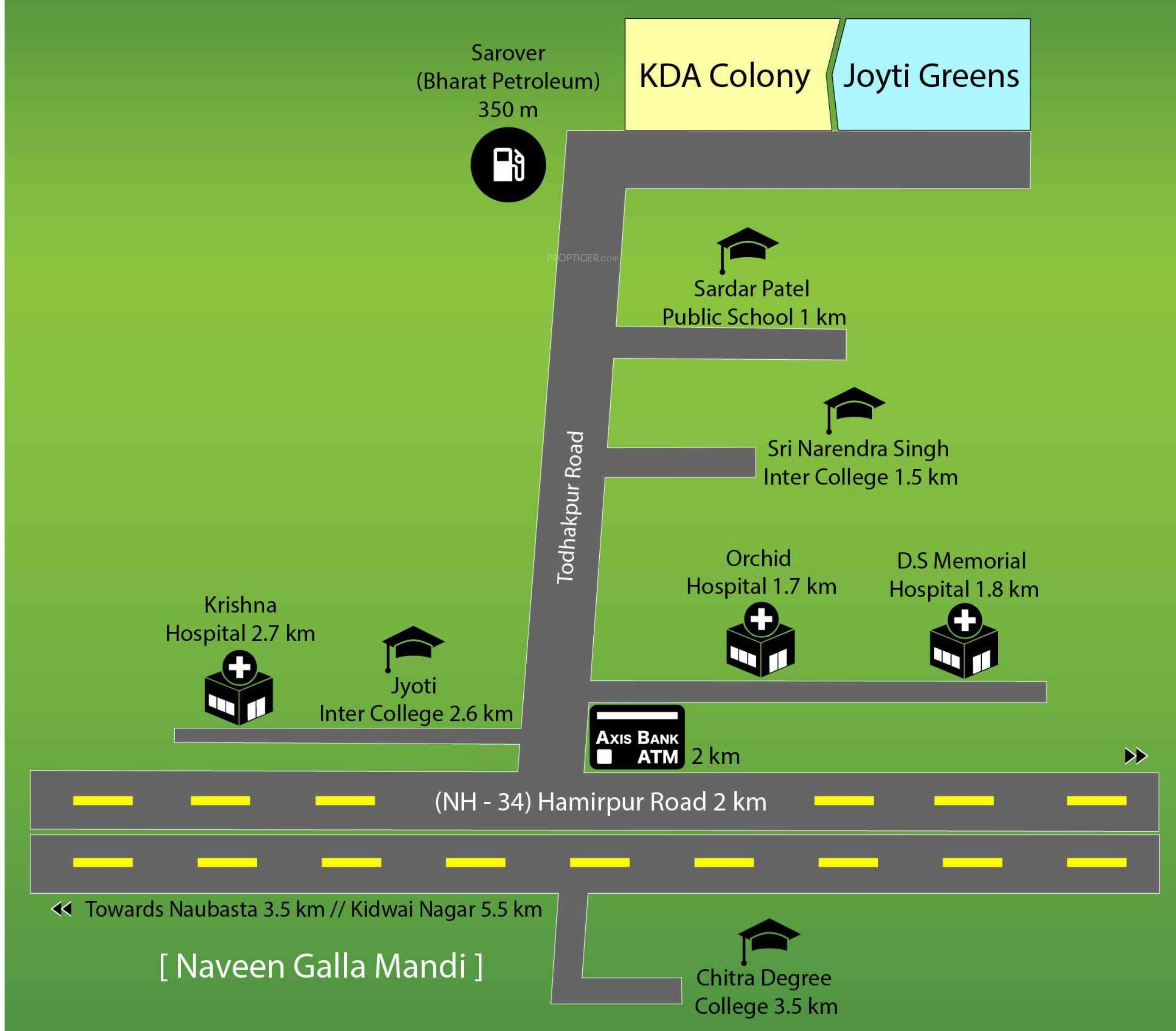 jyoti-greens Location Plan