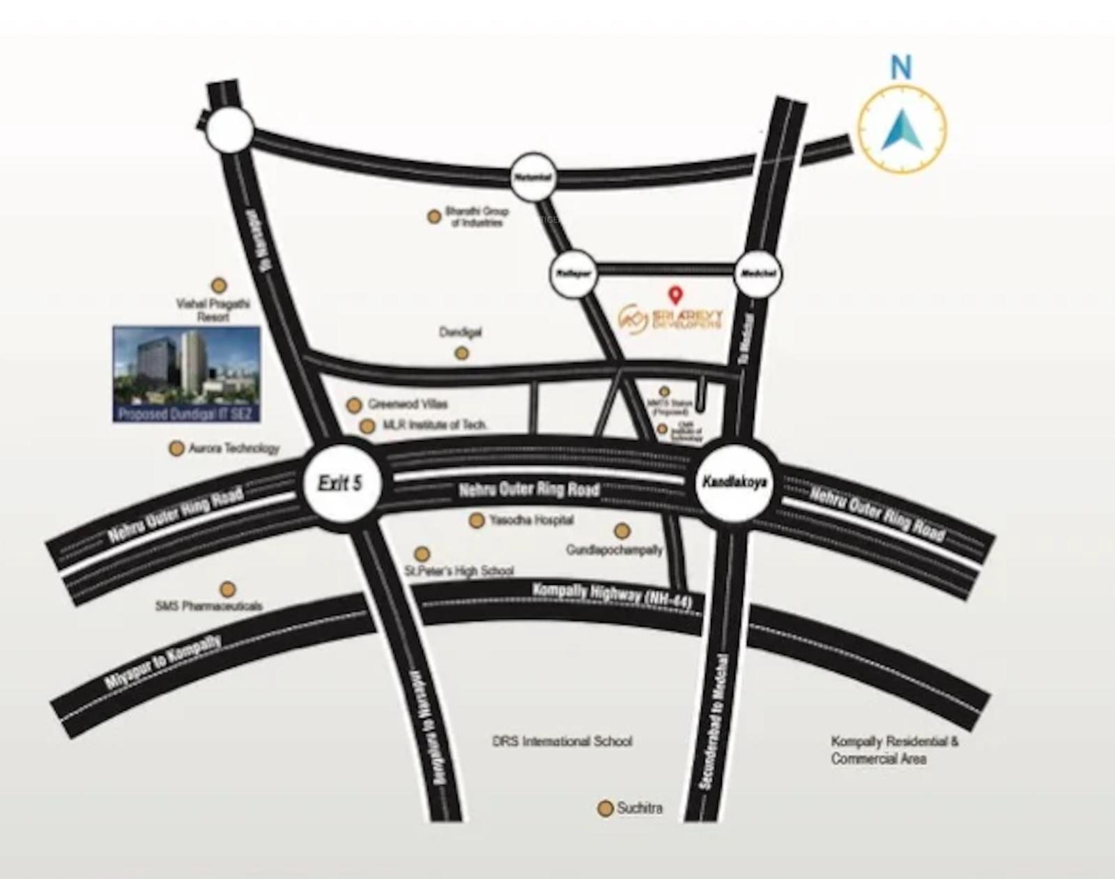 urban-springs Location Plan