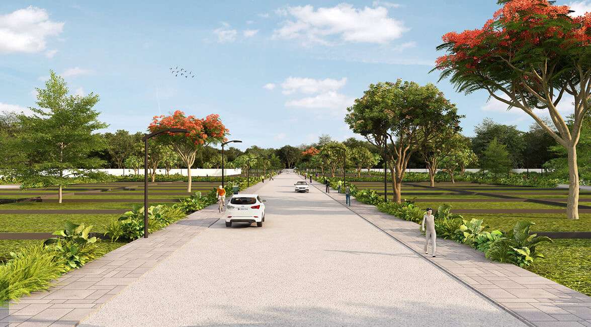 amantara-living Internal Roads