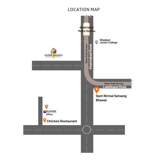 riasath-residency Location Plan