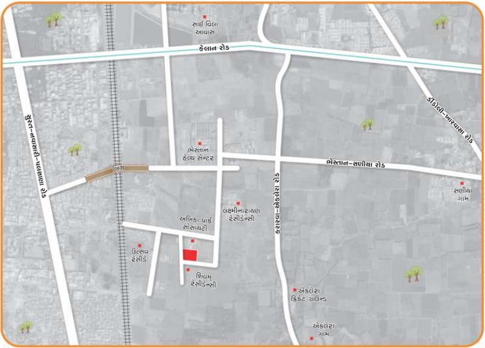 shree-residency Location Plan