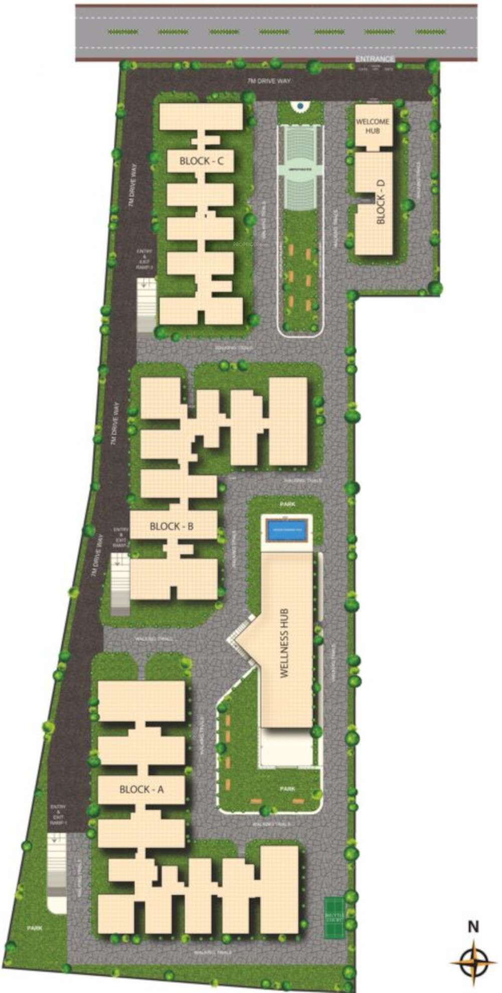 saket-pranamam-block-c Master Plan