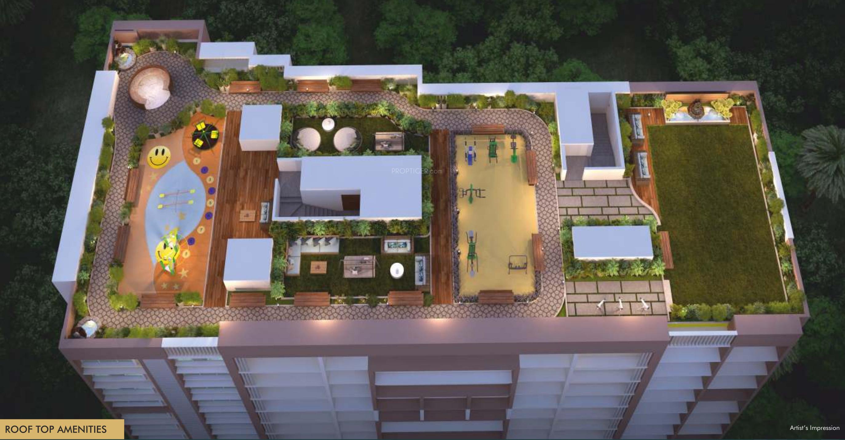 umang-heights Terrace Garden