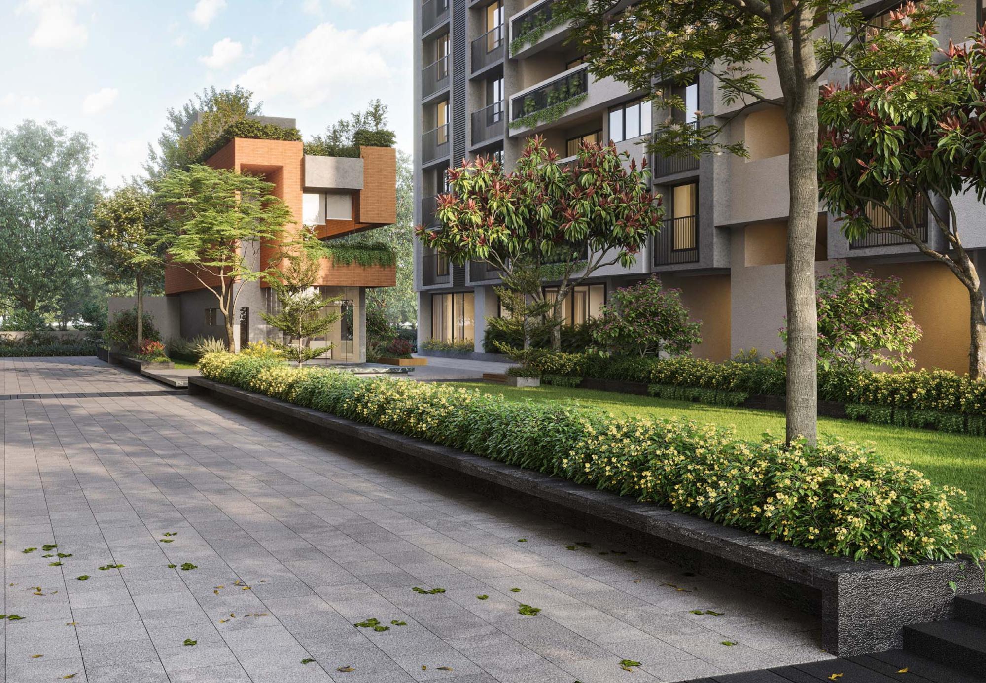 skydeck-serene Landscape Garden and Tree Planting