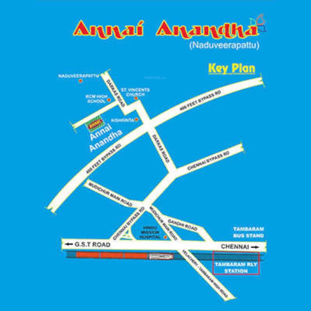 anandha-nagar Location Plan