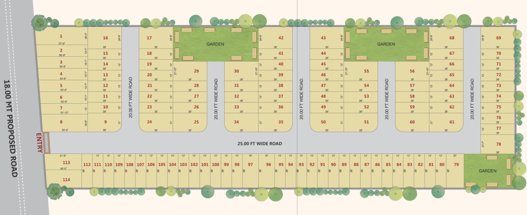 kailash-2-residency Layout Plan
