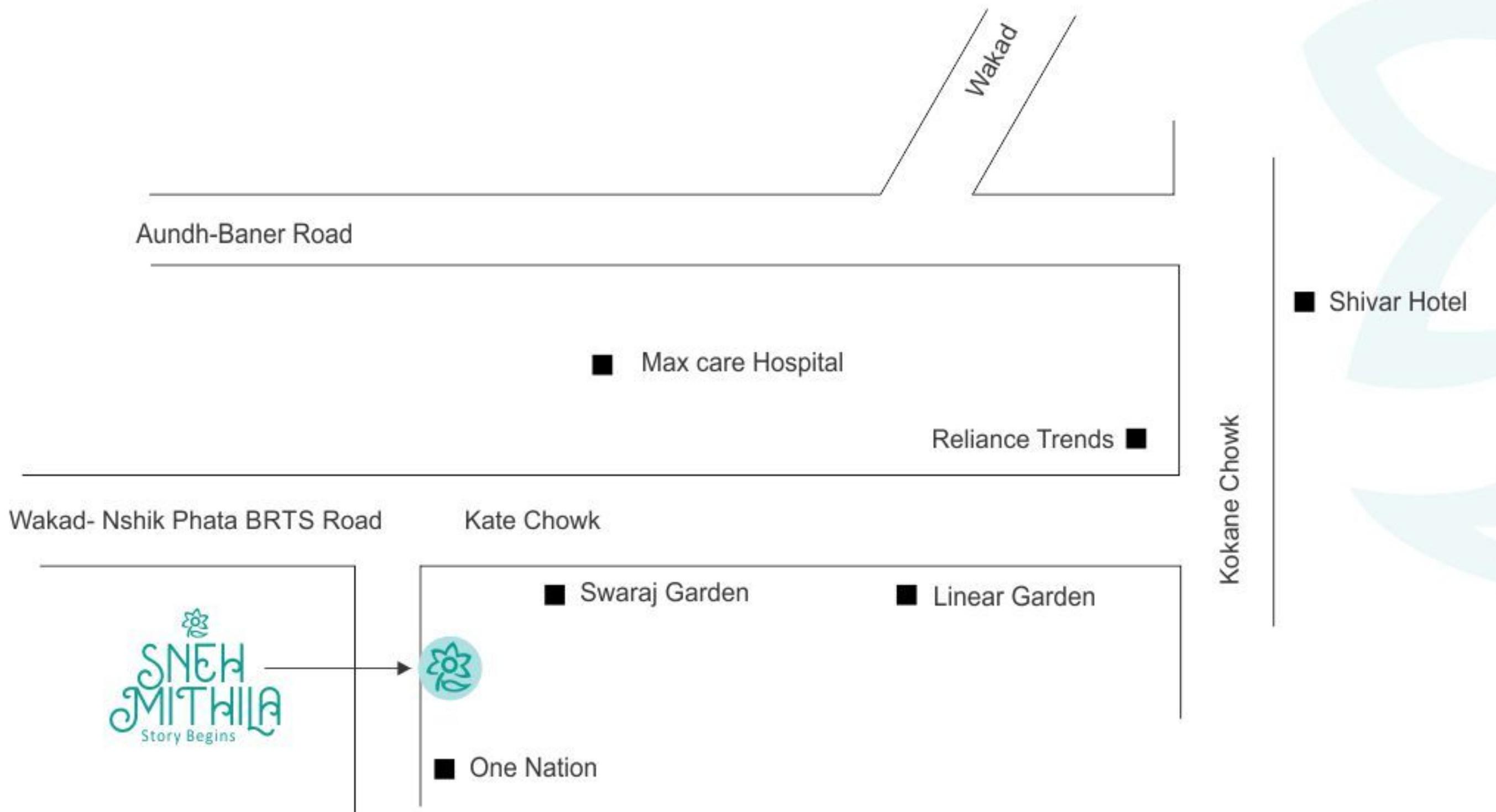 sneh-mithila Location Plan