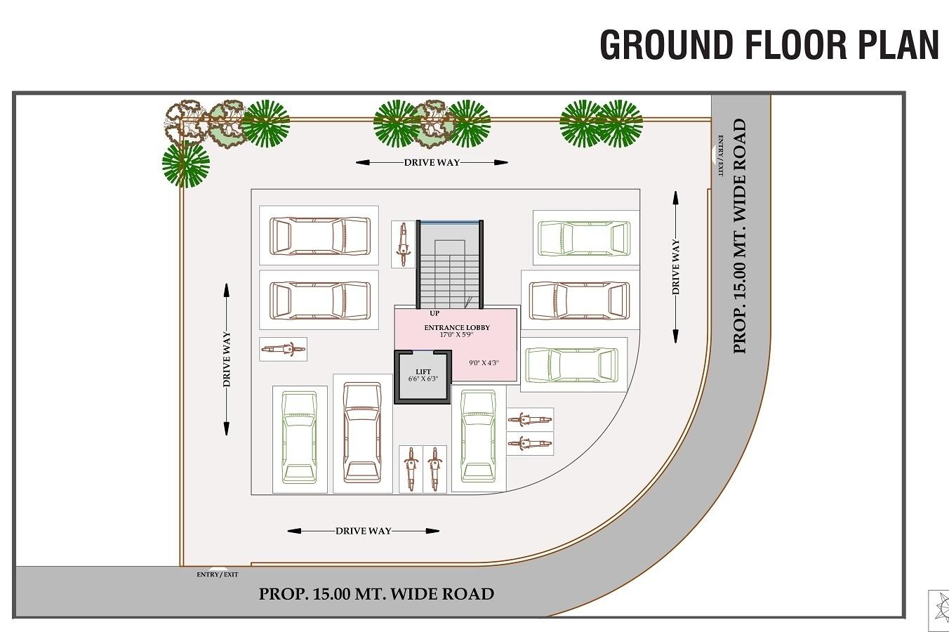home-sai-breeze Sai Breeze Cluster Plan for ground Floor