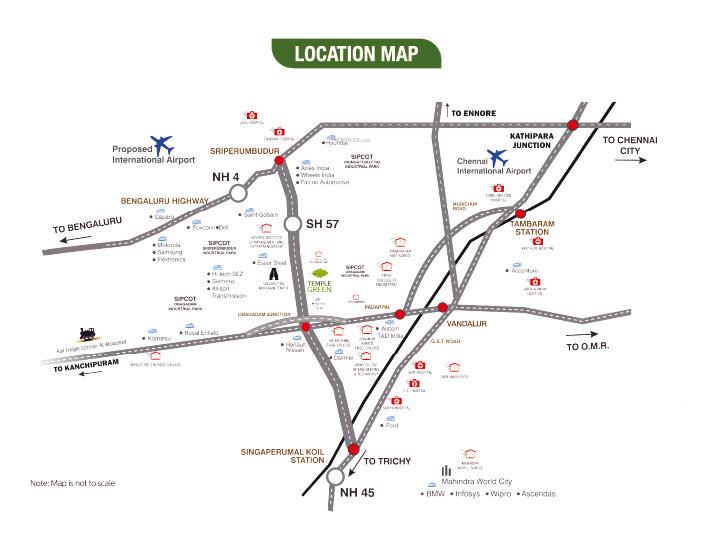 four-greens-ii Location Plan