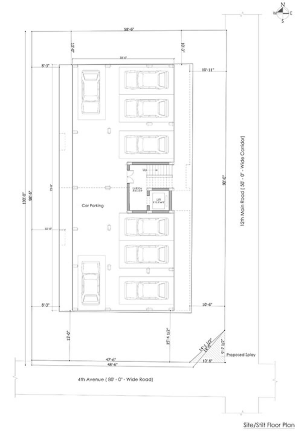 mullai-manor Pushkar Mullai Manor Cluster Plan For Ground Floor