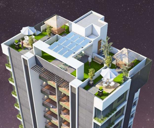 advait-apartment Elevation