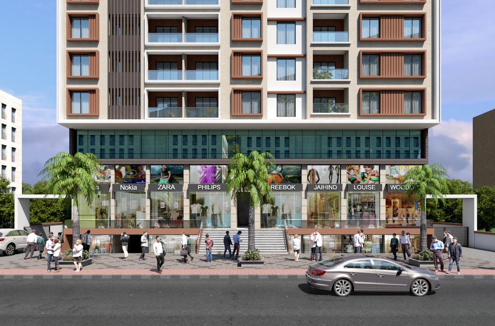 midtown-one Elevation