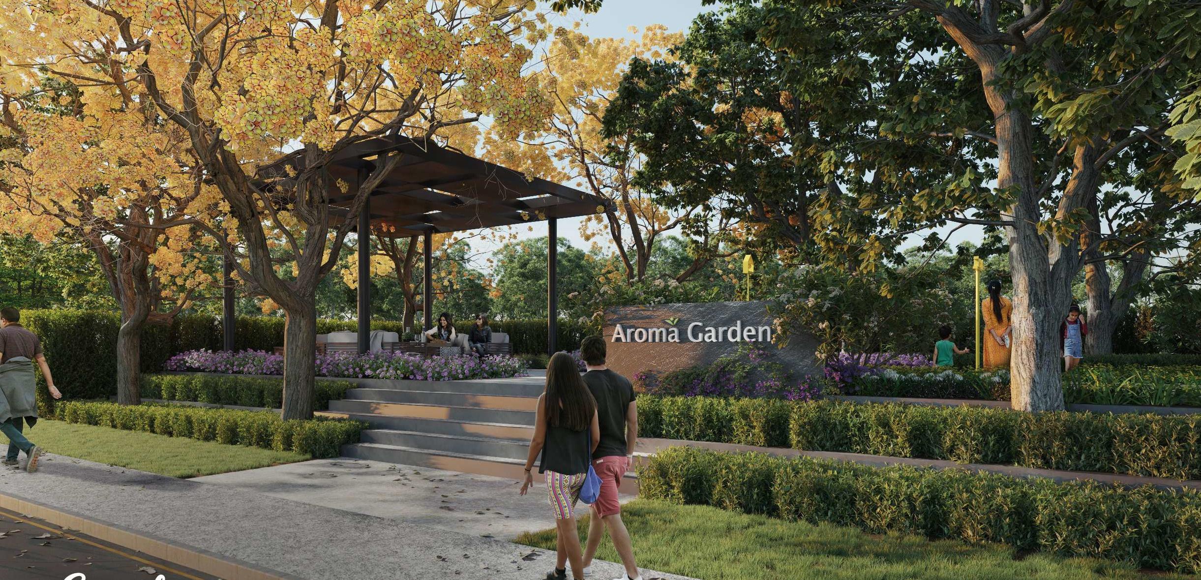 earthsong-by-manyata-phase-4b Landscape Garden and Tree Planting