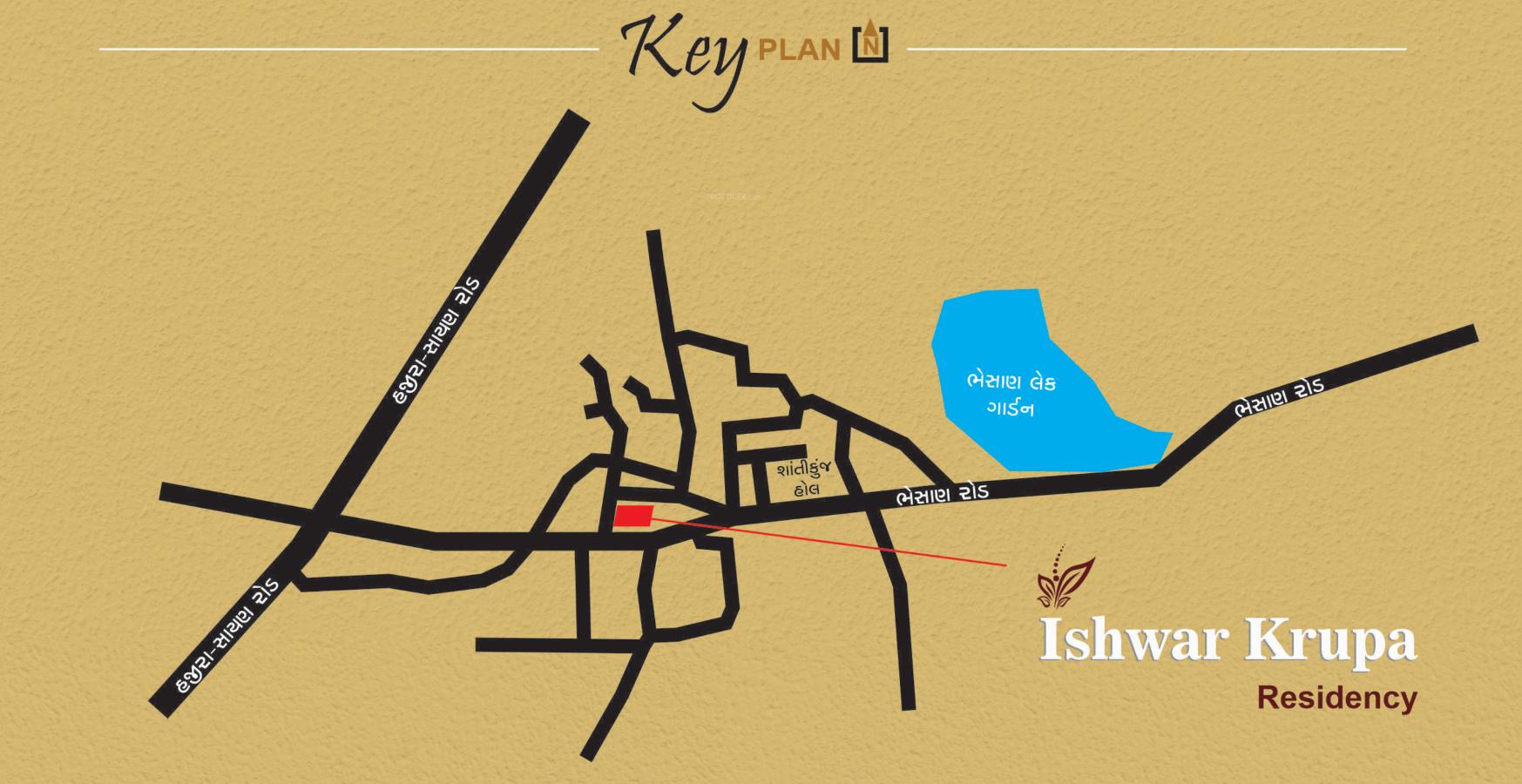 ishwar-krupa-residency Location Plan