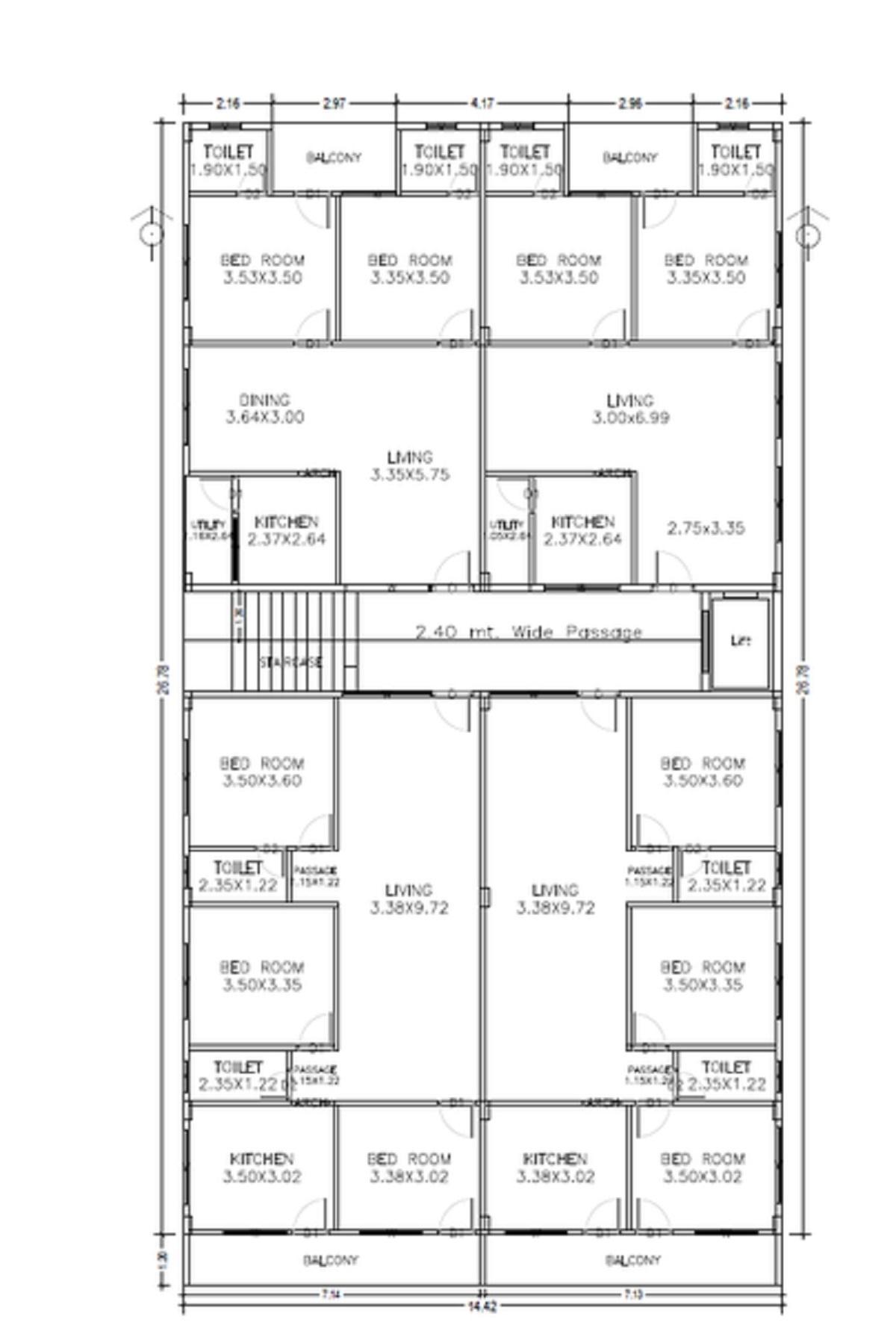 residency Sri Balaji Residency Cluster Plan