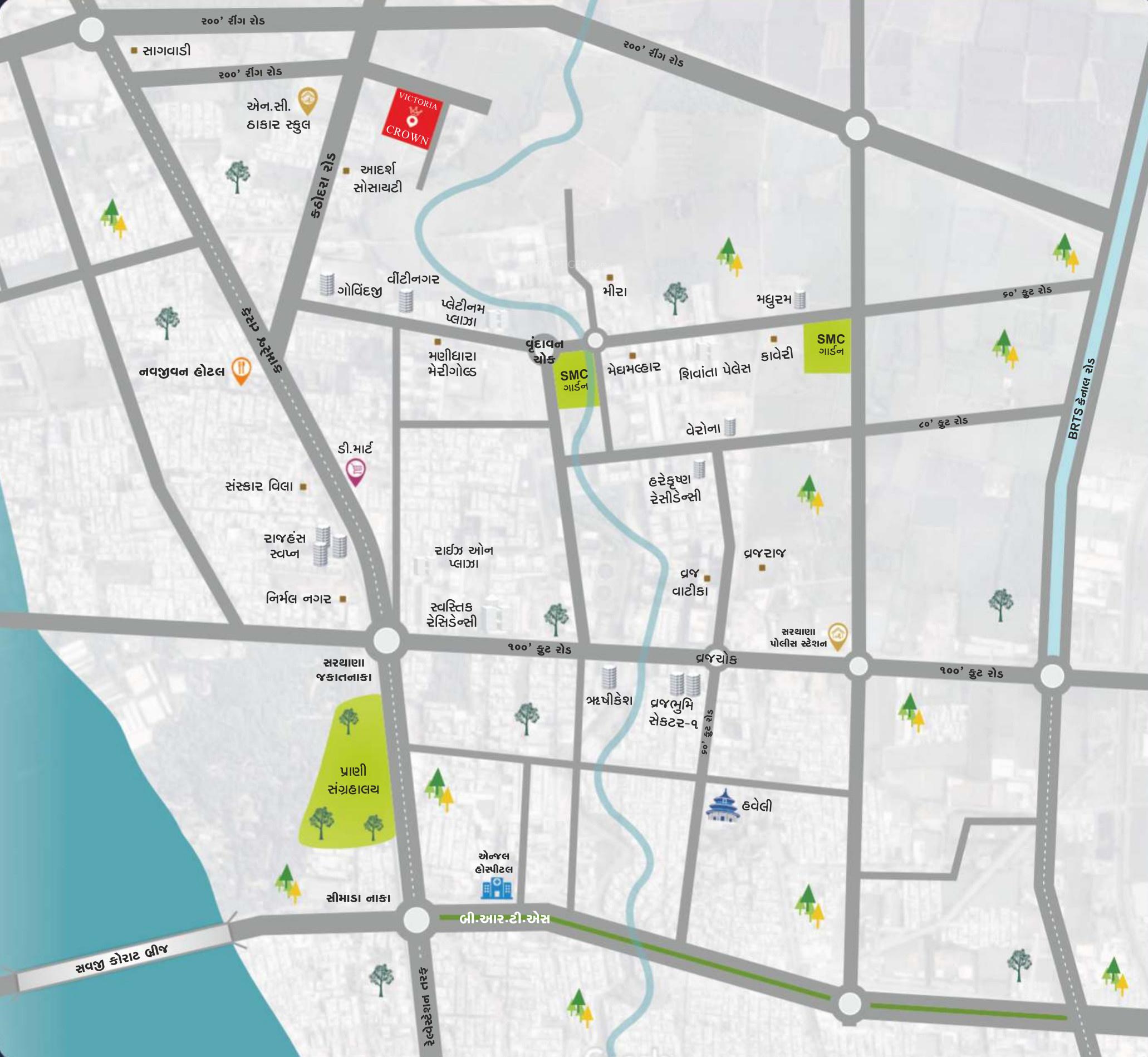 victoria-crown Location Plan