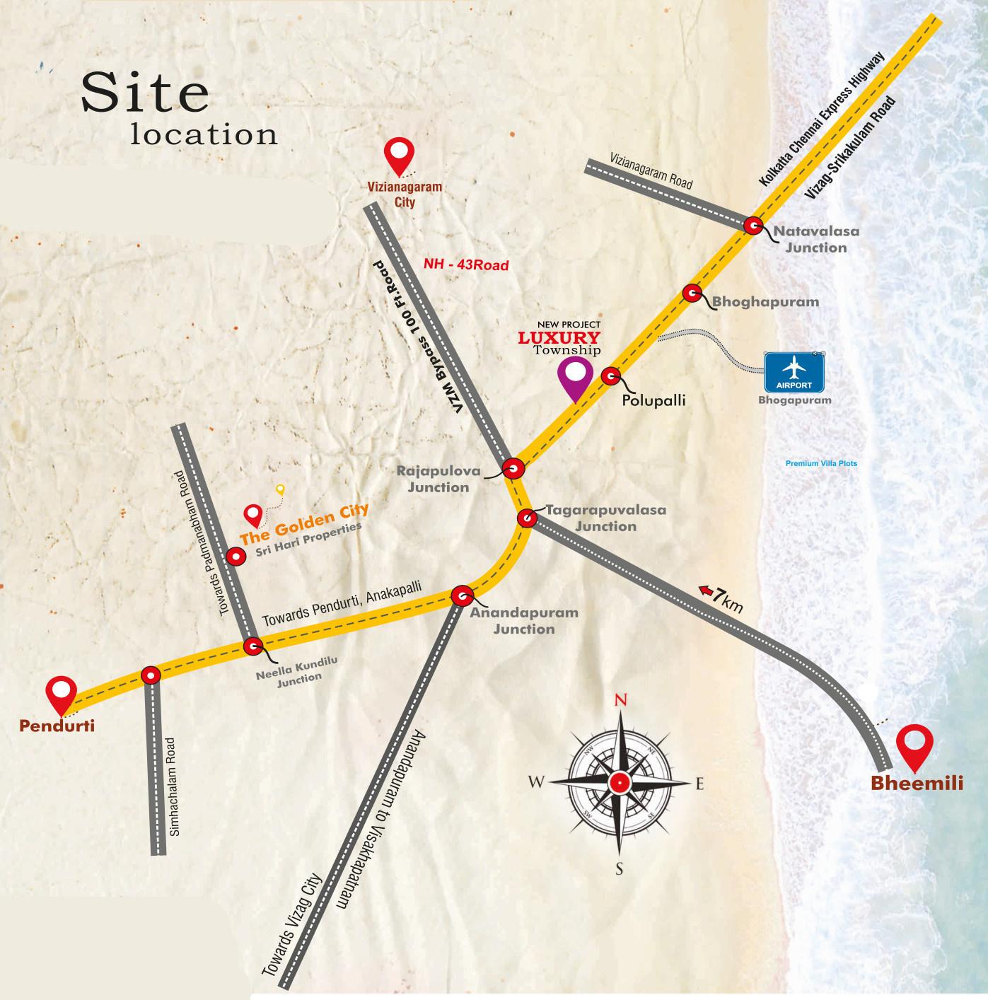 luxury-township Location Plan