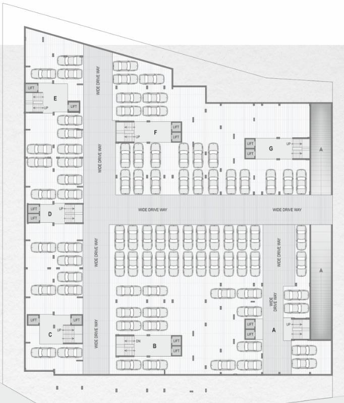 yogeshwar-homes-2 Block A,B,C,D,E,F,G Cluster Plan For Basement