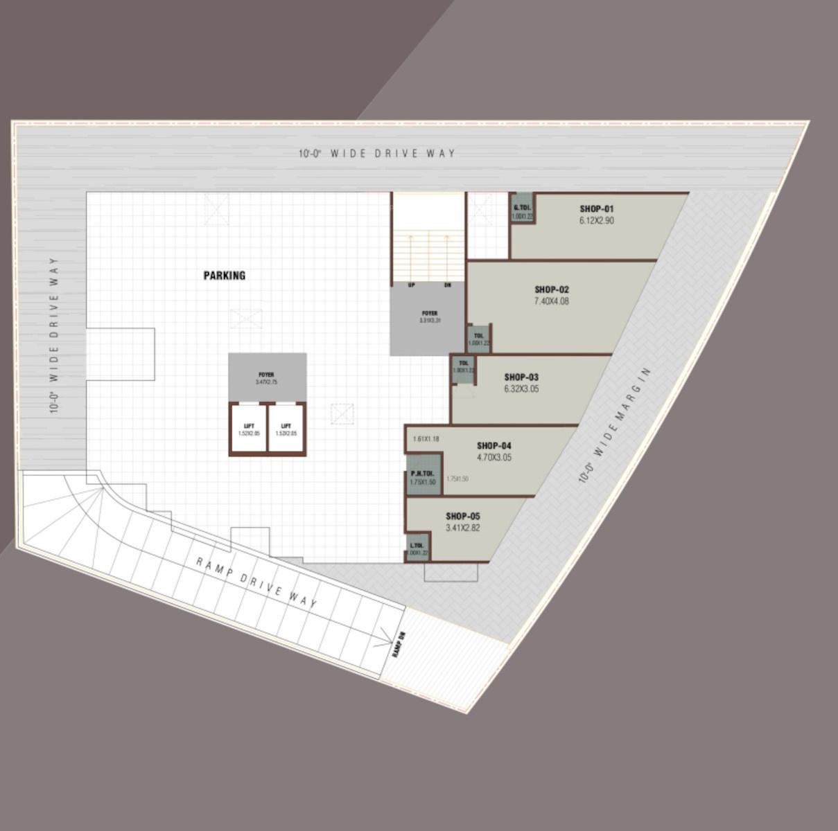shree-hari-darshan Shree Hari Darshan Ground Floor Cluster Plan