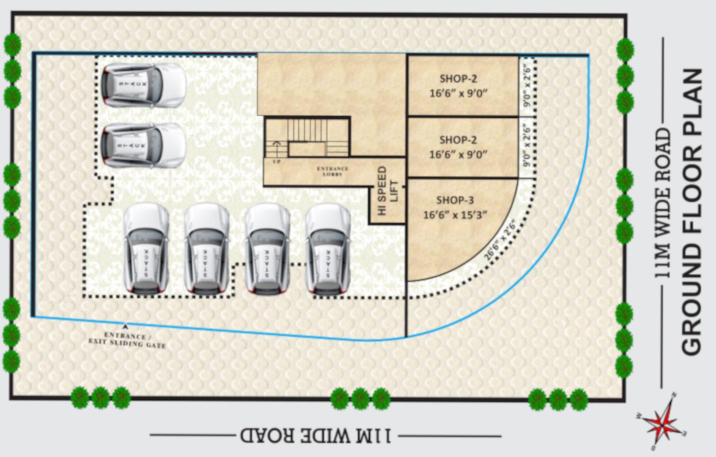 avighna Amber Avighna Ground Cluster Plan