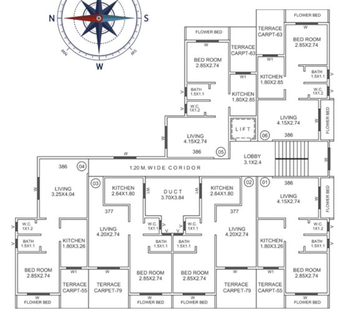 imperial Imperial Cluster Plan from 1st to 3rd Floor
