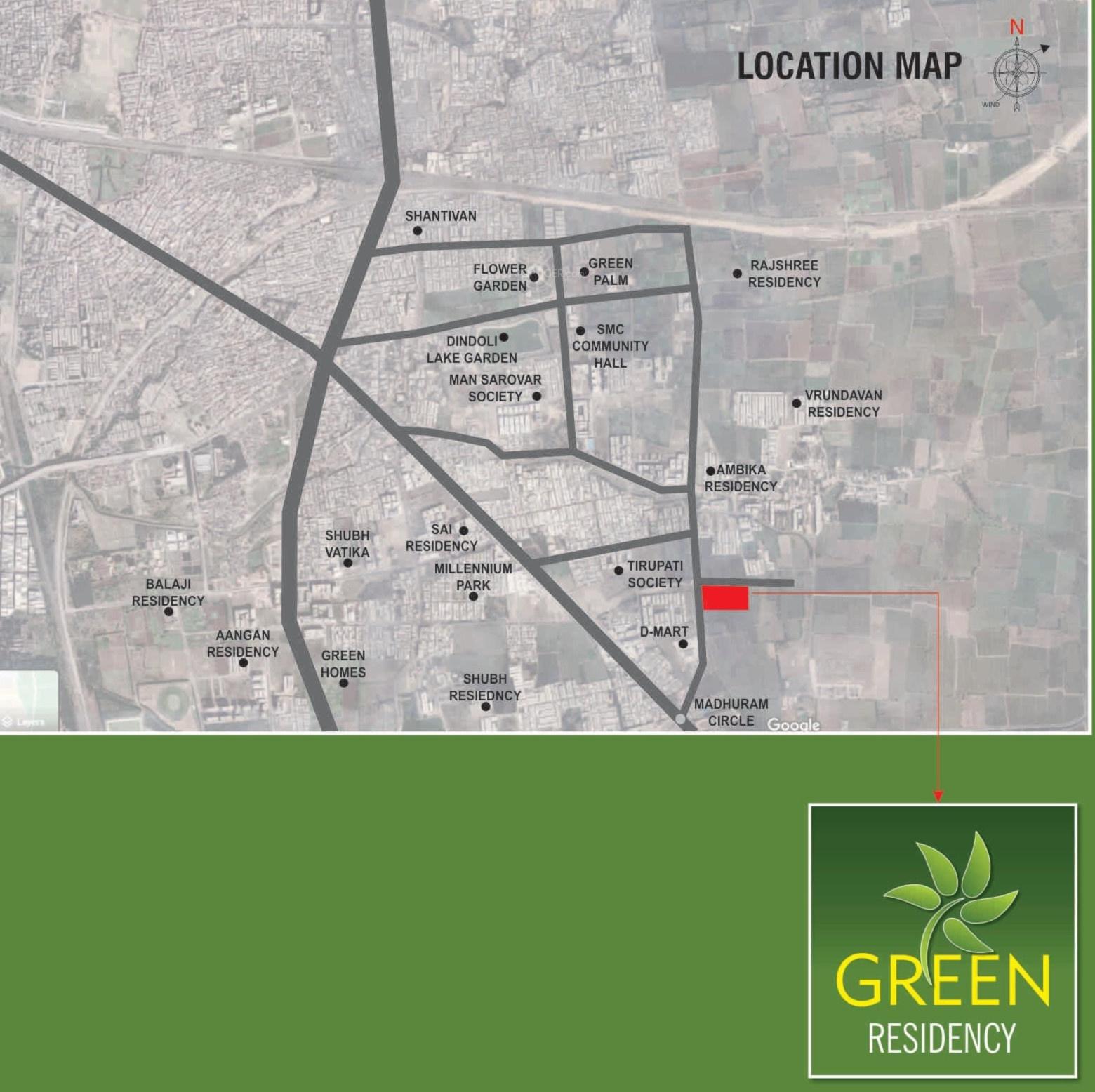 green-residency Location Plan