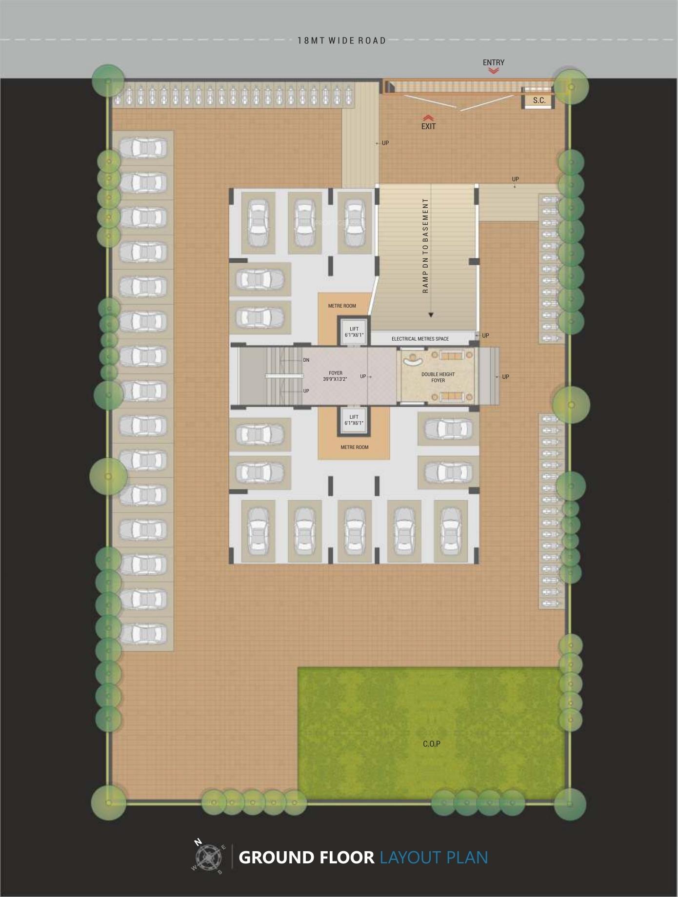 prince-avenue Prince Avenue Cluster Plan for ground Floor