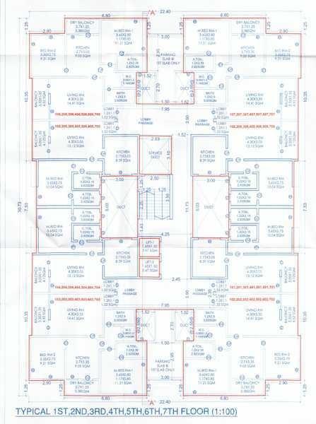 crystal-tower Building 1 Cluster Plan