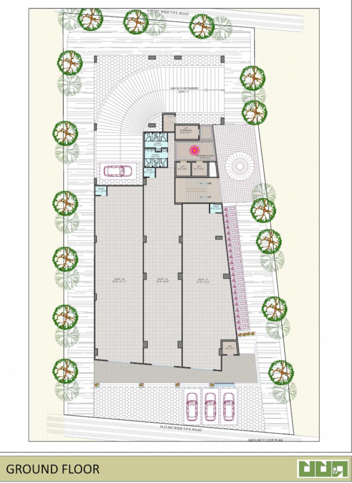 rudra-prime Rudra Prime Ground Floor Cluster Plan