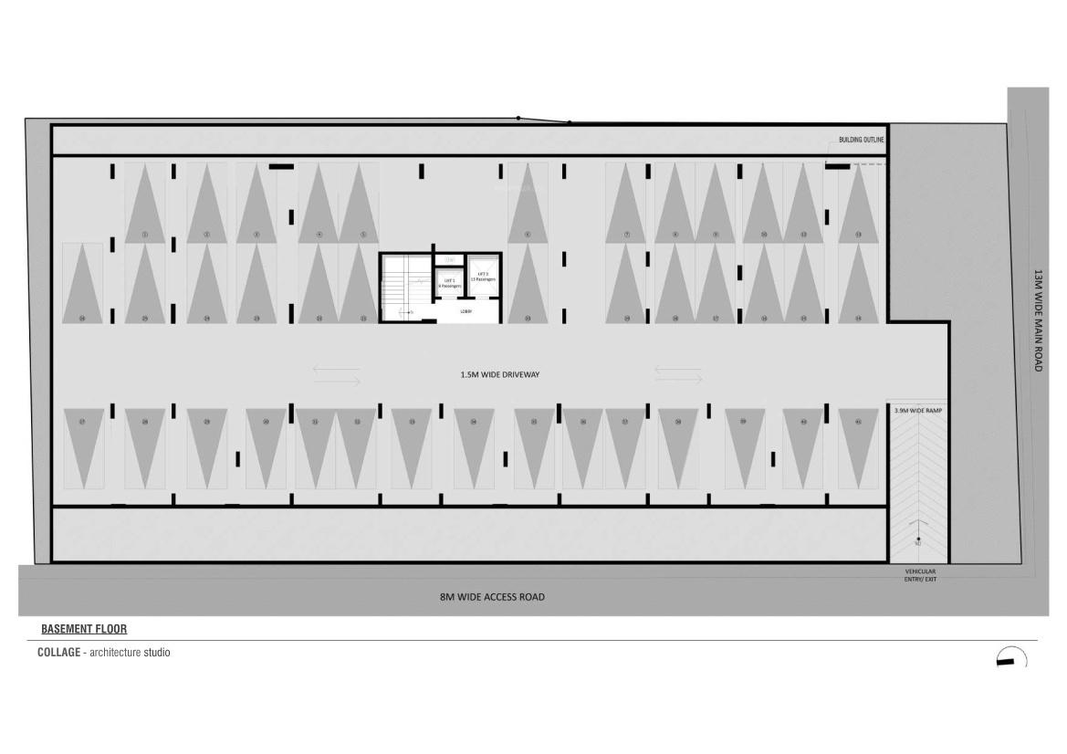 jahnavi-brindavan Jahnavi Brindavan Cluster Plan for Basement Floor