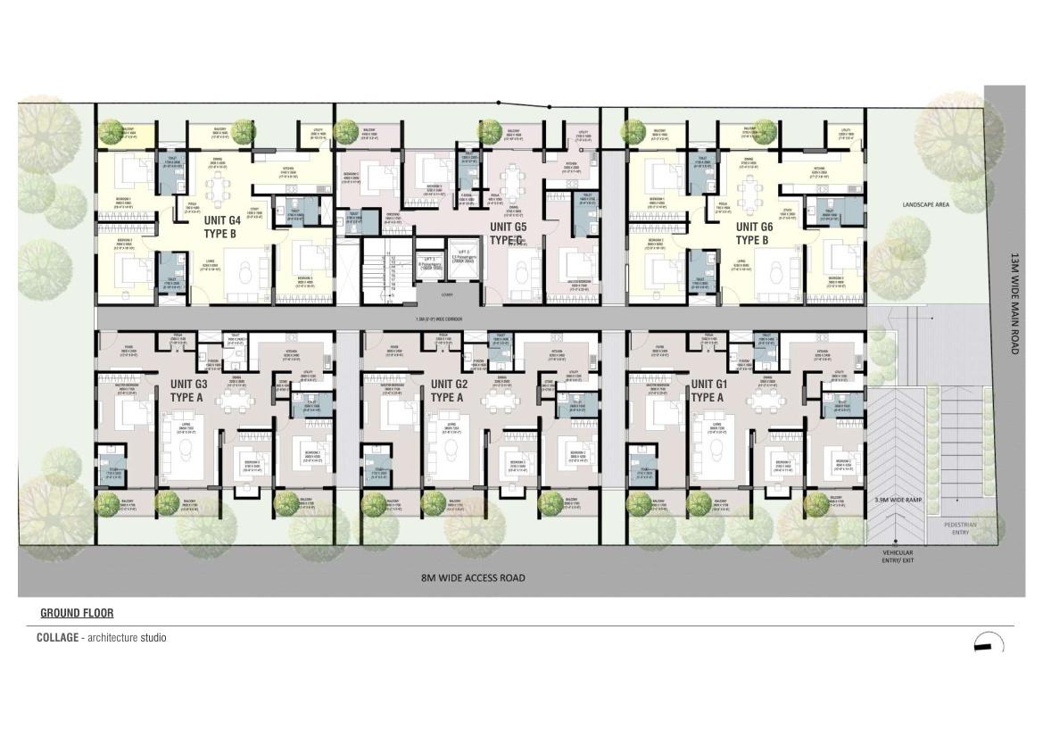 jahnavi-brindavan Jahnavi Brindavan Cluster Plan for ground Floor