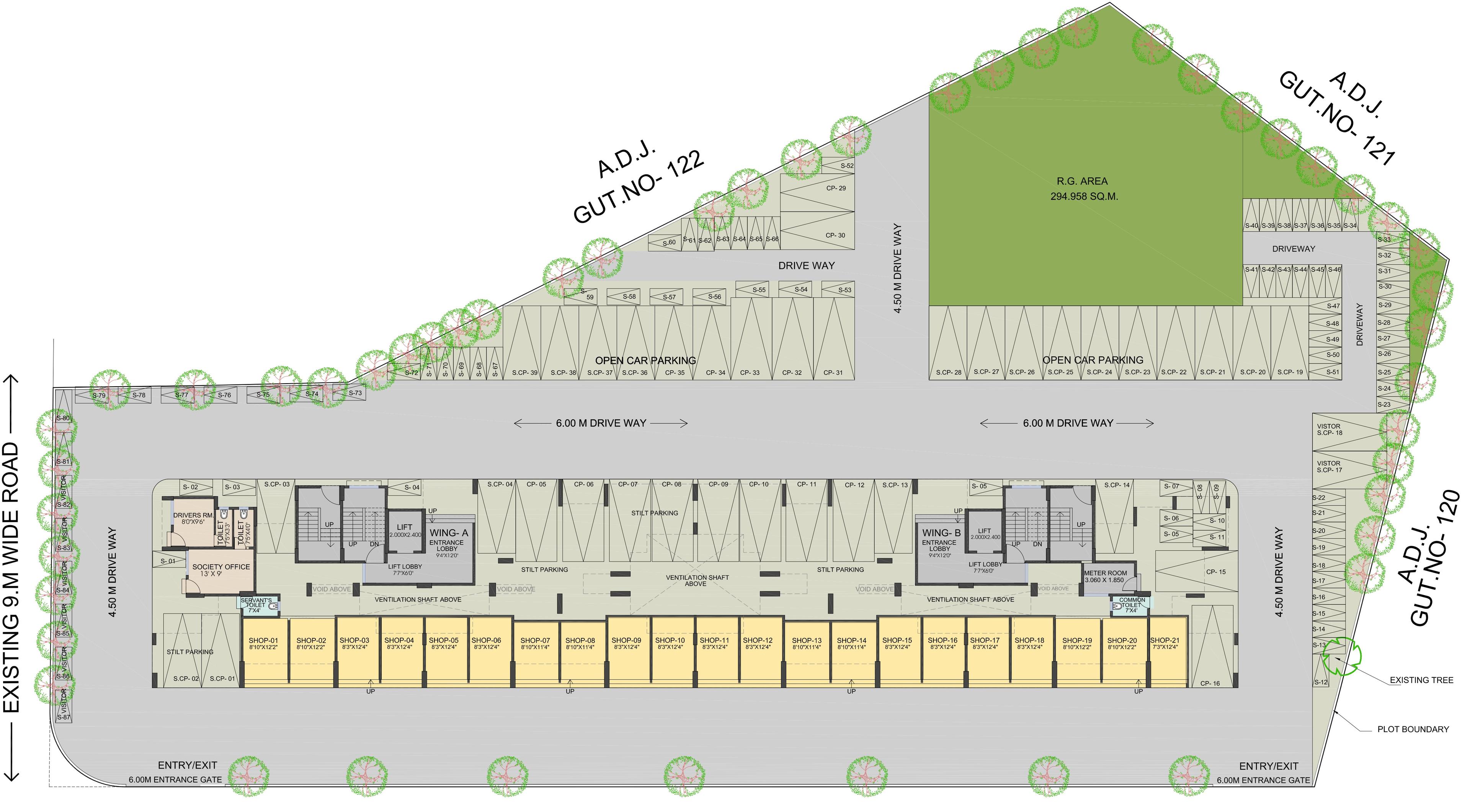 neelkamal Neelkamal Cluster Plan for ground Floor