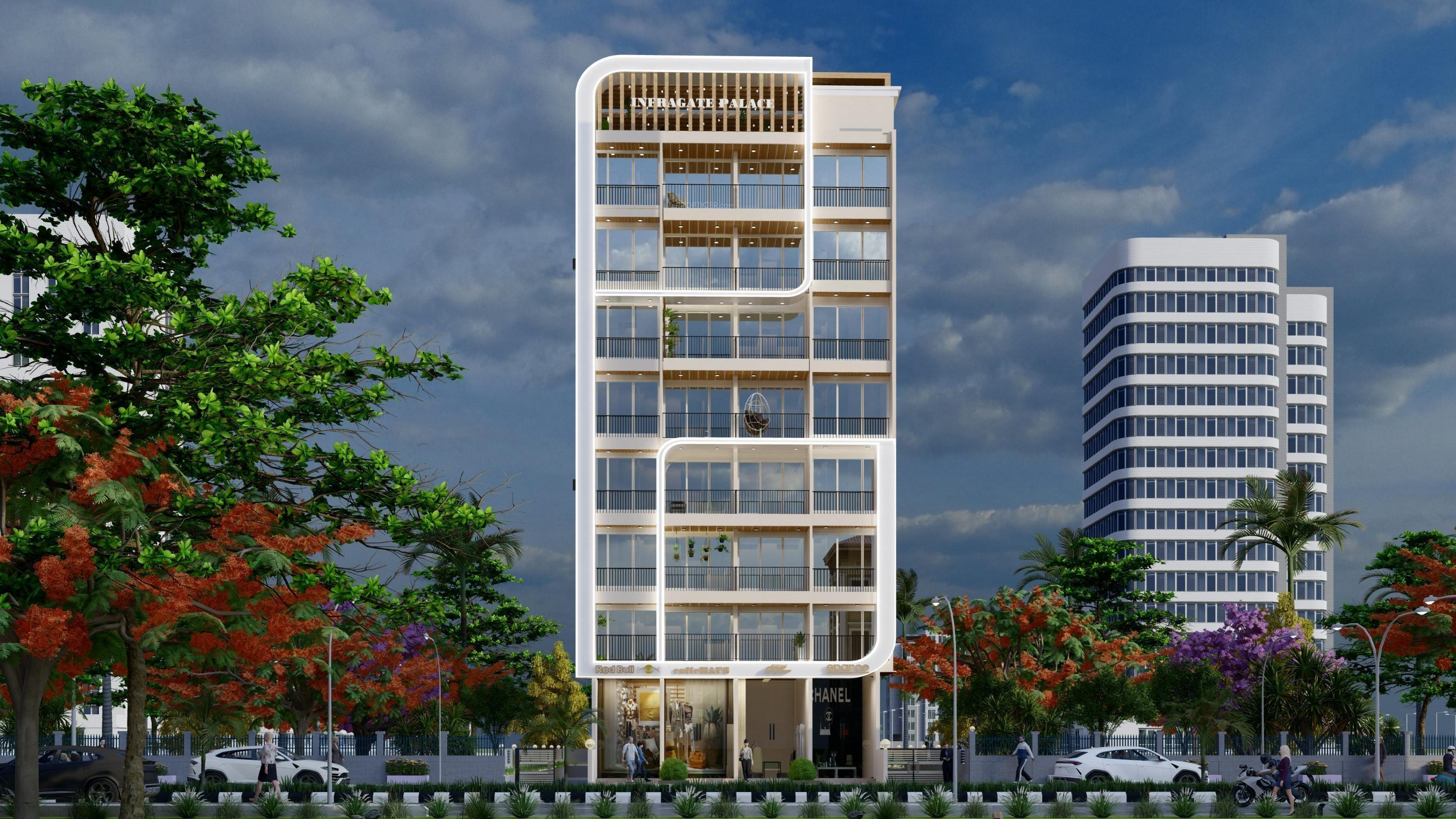 infragate-palace Elevation